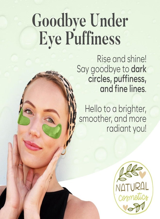 BLOOMORA Green Tea Under Eye Patches (30 Pairs) - For Dark Circles & Puffiness - Hydrating Green Tea Eye Mask - Image 3